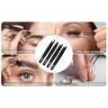 Dexam Eyebrow Tweezers Beauty Tool Pack Of 4 Eyebrow Tweezers Set Blue/ Pink/ Red/ Black Stainless Steel With Packing. 