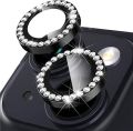 Diamond Camera Lens Protector for iPhone 15 Pro Max / 15 pro / 15 plus / 15 / 14 pro max / 14 pro / 14 plus / 14 / 13 pro max / 13 pro / 13 mini / 13/ 11/ 12 Camera Protector. 