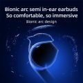 QCY Ailybuds Lite Wireless Earphones Bluetooth 5.3 TWS Earbuds Semi in-Ear Gaming Headphones Hifi Sound Headsets ENC HD Call 28H. 