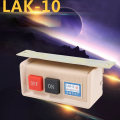 LAK-10 ON/OFF Start Stop Flush Mounted Push Button Switch AC 380/220V 10A Sewing machine switch. 