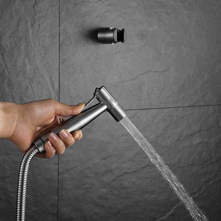 Stainless%20Steel%20Handheld%20Bidet%20Sprayer%20With%20Hose%20and%20Bracket,%20Stainless%20Steel%20Muslim%20Shower%20-%20Image%202