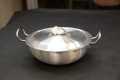 Metal Finish Aluminum Wok/Karahi - Heavyweight Cookware for Lifetime Use. 