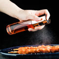 Oil Spray Bottle | Edible Oil Bottle | Glass Oil Spray Bottle | Oil-Control Dispenser Pump | Kitchen Gadget | Cooking Tool for BBQ | Baking | Frying | Salad | 100ml. 