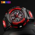 SKMEI Kids Fashion LED Backlight Alarm Dual Display Girls Boys Shock Resistant Waterproof Digital Watch 1163. 