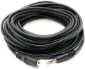 5m 16ft 3.5mm Headphone Extension Cable Male to Female AUX Stereo Audio. 