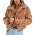 2020 Women Thick Warm  Bear Pocket Fleece Jacket Coat Zip Up Outwear Overcoat Winter Soft Jacket Female Plush Coat Elegant. 