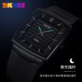 SKMEI Men Quartz Watch Stainless Steel Watch Band Fashion Simple Business Style With luminous For Men 9133. 