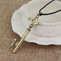Attack On Titan Eren Key Necklace Metal Entering The Giant Logo Cosplay Jewelry Toy Costumer Ornaments. 