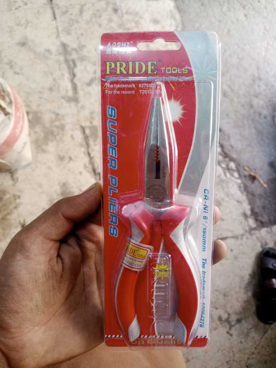 Pride%20Long%20Nose%20Plier%20(Plas)%20High%20Quality,6%20inch%20-%20Image%205