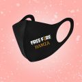 Name Free Fire Logo Customized 3D Fasion Masks_Free Fire Logo Masks_Cartoon Masks_boys Masks_Washable Masks. 