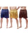 VALERIE MENS COLLECTION OF SLEEPWEAR/NIGHTWEAR   silky satin Men's Boxer Shorts loose fit feel free sleepwear. 