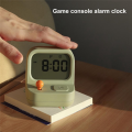 Retro Mini Handheld Game Machine Alarm Clock Kids Cute Digital Clock Multi Function Countdown Snooze Desk Table Clock Easy Install Easy to Use. 