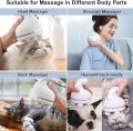 Electric Head Massager, Portable Head Scalp Massager Scalp Massager for Hair Growth, Stress Relief, Deep Cleaning, Full Body Massage (White). 