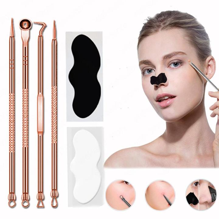 Beauty Blackhead Remover Skin Care Tools Acne Black Dots Facial Cleansing Skin Care Pimple Pimples Remover Tool Face Care Set