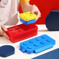 DIY Building Block Lunch Box Modular Building Block Bento Food Storage Container. 