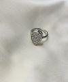 Pearl Diamond Ring Classic Design Gold and Silver Plated. 