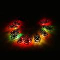 Islamic Eid Ramadan Decor 10 LED String Light Golden Home Fanoos Lantern Batter. 