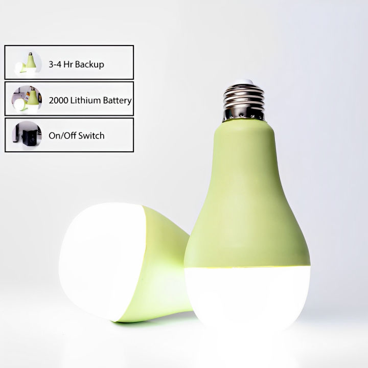 LED Bulb Rechargeable Bulb Charging Bulb Emergency Light | B22-Pin Type| One More Order