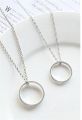Best Friends Forever Ring Necklaces Couple Pendant. 