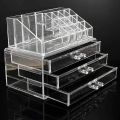 Acrylic Transparent Drawers Makeup Organizer Lipstick Holder Dust-Proof Cosmetic Storage Box 6 Drawer Desk Organizer Storage. 