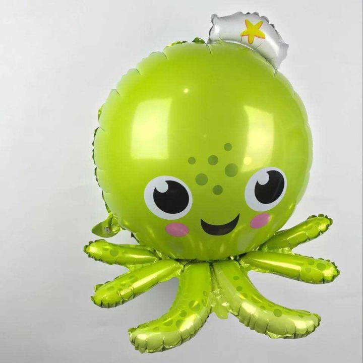 OCTOPUS MINI SIZE FOIL BALLOON BABY SHARK THEME FOIL BALLOON