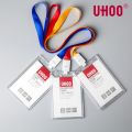 UHOO Large Size Acrylic Name Tag High Quality Transparent ID Card Holder Name Badge Holder. 