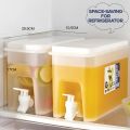 Imported Quality 3.5L Jug With Tap Cold Water Container Bottle Tap Dispenser Cold Kettle Lemonade With Tap Dispenser For Cold Water Jug Cold Kettle Summer Household. 