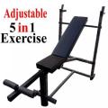 5 Exercise Adjustable Chest Bench Press Incline Decline Straight Leg Chest Exercise Weight Lifting Body Building Gym Bench Press. 
