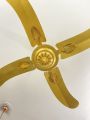 China Ceiling Fan Plus 4 Blades Copper Winding 56" -Golden. 