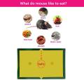 1 Pcs Mouse Glue Traps with Enhanced Stickiness, Rat Mouse Traps, Snake Mouse Traps Sticky Pad Board for House Indoor Outdoor, Easy to Set (6.3" x 8.4"). 