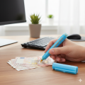 2-in-1 UV Note Checking Pen – Currency Detector & Fake Money Tester for Banknotes. 