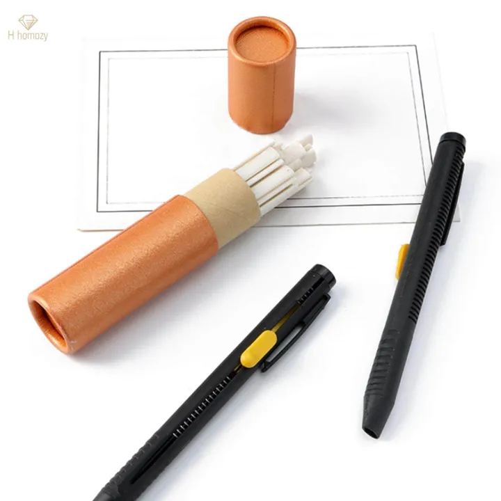 Tailors%20Chalk%20Fabric%20Marking%20Pens%20Sewing%20Chalk%20Pencil%20Fabric%20Marker%20Pen%20for%202%20Pens%20w%2020%20Refills%20-%20Image%204