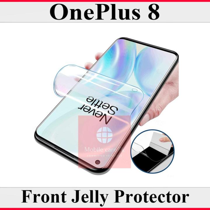 OnePlus 8 Front Jelly Protector Clear Soft Protection Film Transparent Hydrogel Film Protector For OnePlus 8