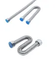 Stainless Steel Hose Water Heater Connector Plumbing Pipe 18"inch Soft Flexible Tube Extendable Corrugated Pipe//. 