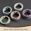 2024 New Ultra-thin Shiny Magnetic Metal Ring Plate for Magsafe Accessories Mobile Phone Magnet Sheet for Samsung iPhone 12 13. 