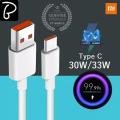 Xiaomi Original Turbo Charger Cable 33w Fast Charging 6A For : Xiaomi Mi 11 Lite/Mi 11 Lite 5G/Mi 11i/Mi 11X/Mi 11X Pro/Mi 11/Mi 10 Pro 5G/Mi 10 5G/Mi 10T Pro/ Mi 10T Pro 5G/Mi 10T 5G/Mi Note 10 Lite/Mi Note 10 Pro/Mi Note 10/Mi 9 Pro 5G/Mi 9 Pro/Mi 9T Pr. 