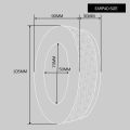 Realhigh Replacement Ear Pad For Sony WH XB900N Headphones Thicken Memory Foam Cushions. 