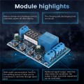 DC 6-40V Charger Control Switch Undervoltage Overvoltage Protection Board Auto Cut Off Disconnect Controller. 
