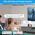 Smart IR Remote Control - with Temperature and Humidity Sensor - Smart WiFi IR Remote Control Universal Compatible with Alexa and Google Assistant - for TV Air Conditioner Infrared Devices. 