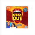 Hasbro - Speak Out Board Game Includes 5-Mouthpieces 200-Double Sided Cards Timer, Instructions. 