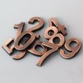 0-9 Plating Compartment Wall Decor Plaque Apartment Digital Sticker Number Sticker Plate Sign Door Address Digits. 