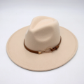 New Large Wide Brim Classic Fedora Hat Unisex Wool Felt Hat British Belt Jazz Men Hat Autumn Winter Women Trilby Dress Hat. 