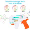 Automatic Water Bubble Machine with Lights and Music for Kids. 