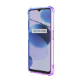 BLKNAIM (4-in-1) NEW For OPPO Realme C35 Case Anti-fall Color Mobile Phone + Full Screen clear Tempered Glass Film + Carbon Fiber Back Film + Lens Film. 