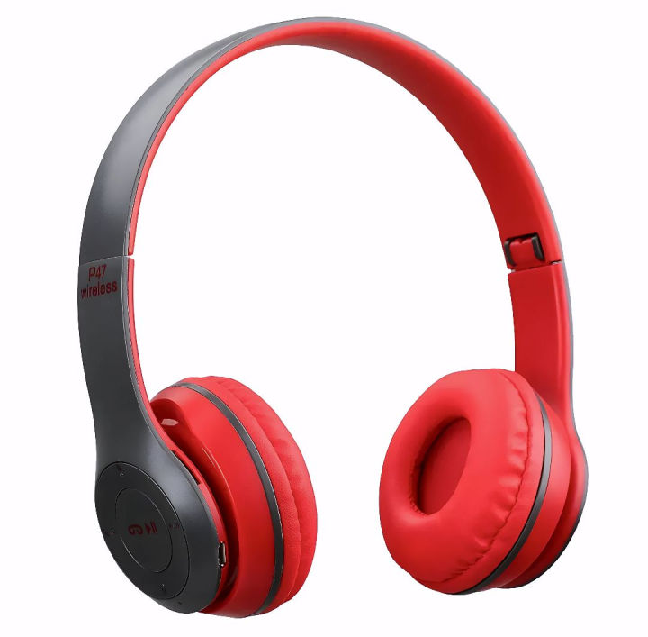 P47%20Wireless%20Bluetooth%205.0%20Foldable%20On%20Ear%20Headphones%20with%20Mic%20and%20Noise%20Isolation%20-%20Image%206