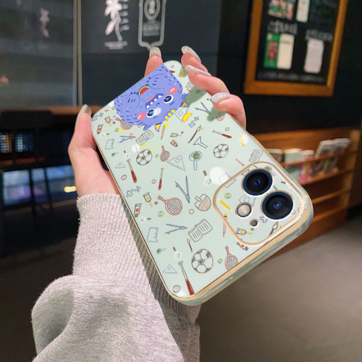 chenyyka%20For%20Samsung%20A30s%20Case%20Plating%20Side%20Edge%20Square%20New%20Design%20Cartoon%20Monster%20Phone%20Cases%20Pattern%20Silicone%20Casing%20Full%20Back%20Cover%20Camera%20Protect%20Shockproof%20Softcase%20-%20Image%205