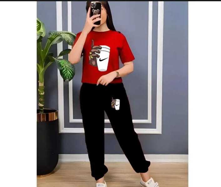 CUP LOGO Printed Tracksuit NEW ARRIVAL For Women N Girls Soft