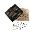 Top Trending Toys Wooden Urdu Alif/Bay/Pay Puzzles Words Count Board, Pack of 2 Game, Color Full Alif/Bay/Pay, Blocks Shape Words for Kids. Kids Start Easily Learning with Enjoyment. 