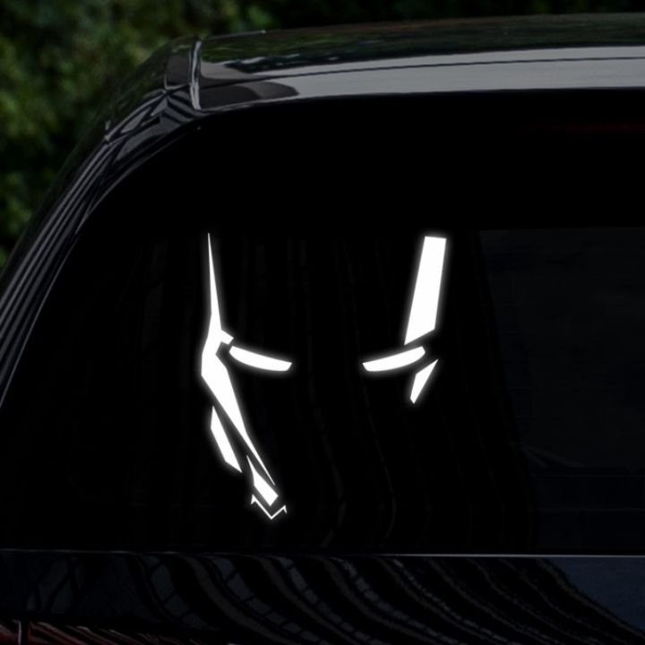 1pc Iron Man Car Stickers Sunscreen for Auto Rear Window Door Auto Body Reflective Waterproof Vinyl Decals Vehicle Decoration