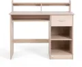 Eson's Computer Desk with Drawers and Hutch, Wooden Student Desk for Small Space, Home Office Desk Writing Table for Bedroom. 